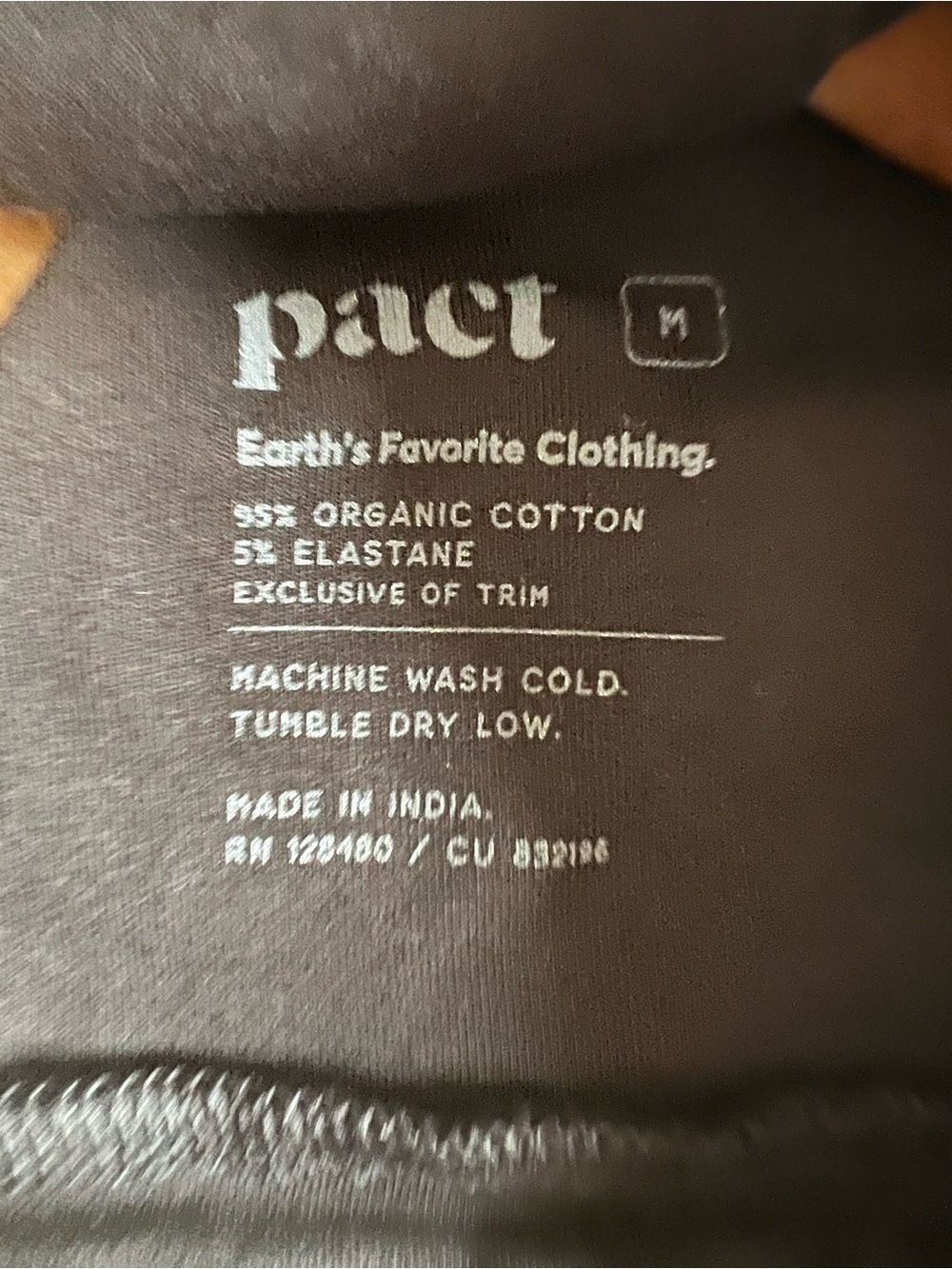 NWOT Pact Organic Cotton
Sports Bra /Bralette Women's Size M and S - Picture 4 of 4